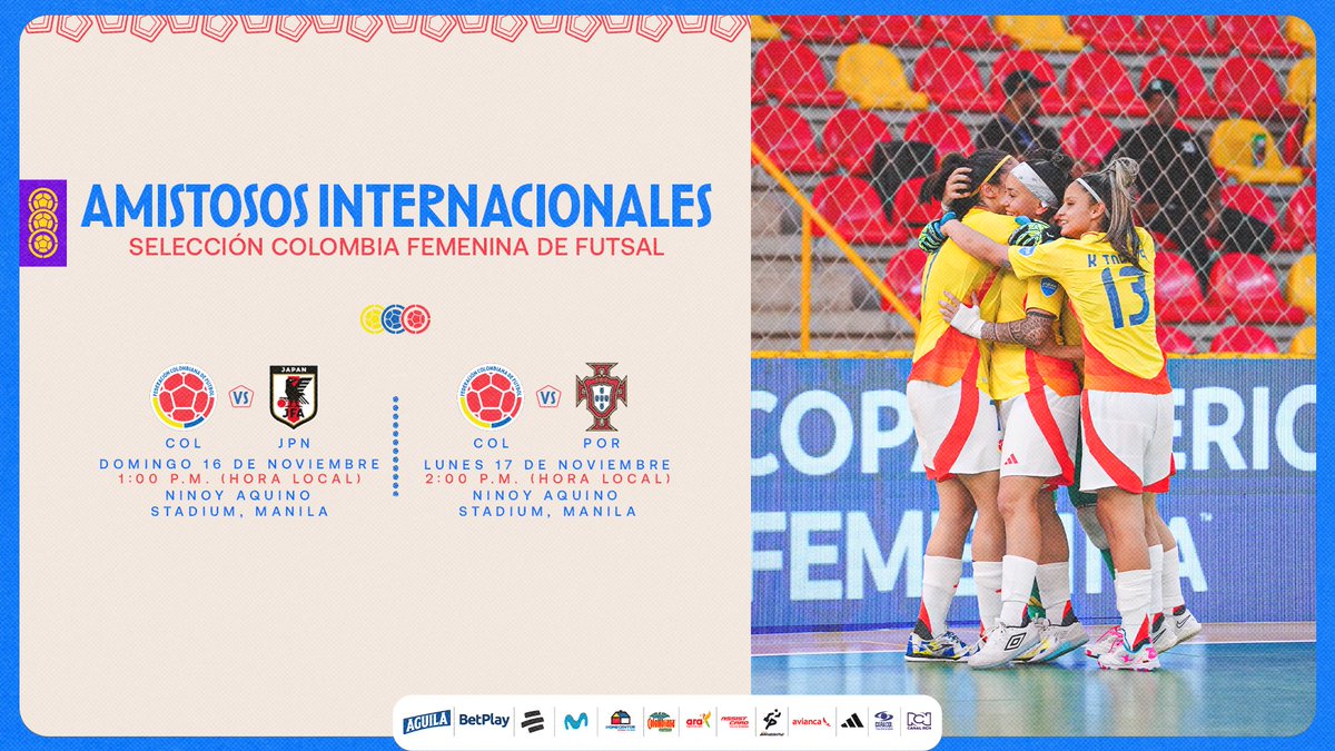 FCFSeleccionCol's tweet image. 🎥 ¡𝐔𝐧 𝐧𝐮𝐞𝐯𝐨 𝐒𝐔𝐄𝐍̃𝐎 𝐌𝐔𝐍𝐃𝐈𝐀𝐋𝐈𝐒𝐓𝐀! 🤩

Ellas son las 𝐞𝐥𝐞𝐠𝐢𝐝𝐚𝐬 por 𝐑𝐨𝐛𝐞𝐫𝐭𝐨 𝐁𝐫𝐮𝐧𝐨 para disputar la 𝐩𝐫𝐢𝐦𝐞𝐫𝐚 𝐂𝐨𝐩𝐚 𝐌𝐮𝐧𝐝𝐢𝐚𝐥 𝐝𝐞 𝐥𝐚 𝐅𝐈𝐅𝐀 𝐅𝐞𝐦𝐞𝐧𝐢𝐧𝐚 𝐝𝐞 𝐅𝐮𝐭𝐬𝐚𝐥 𝐅𝐢𝐥𝐢𝐩𝐢𝐧𝐚𝐬 𝟐𝟎𝟐𝟓 🇵🇭 🏆

Nuestra…
