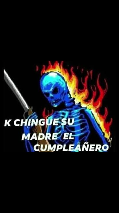 Y que la vuelva a chingar hasta que se muera el viejo hijo de toda su reputisisisisisisisisisisima madre