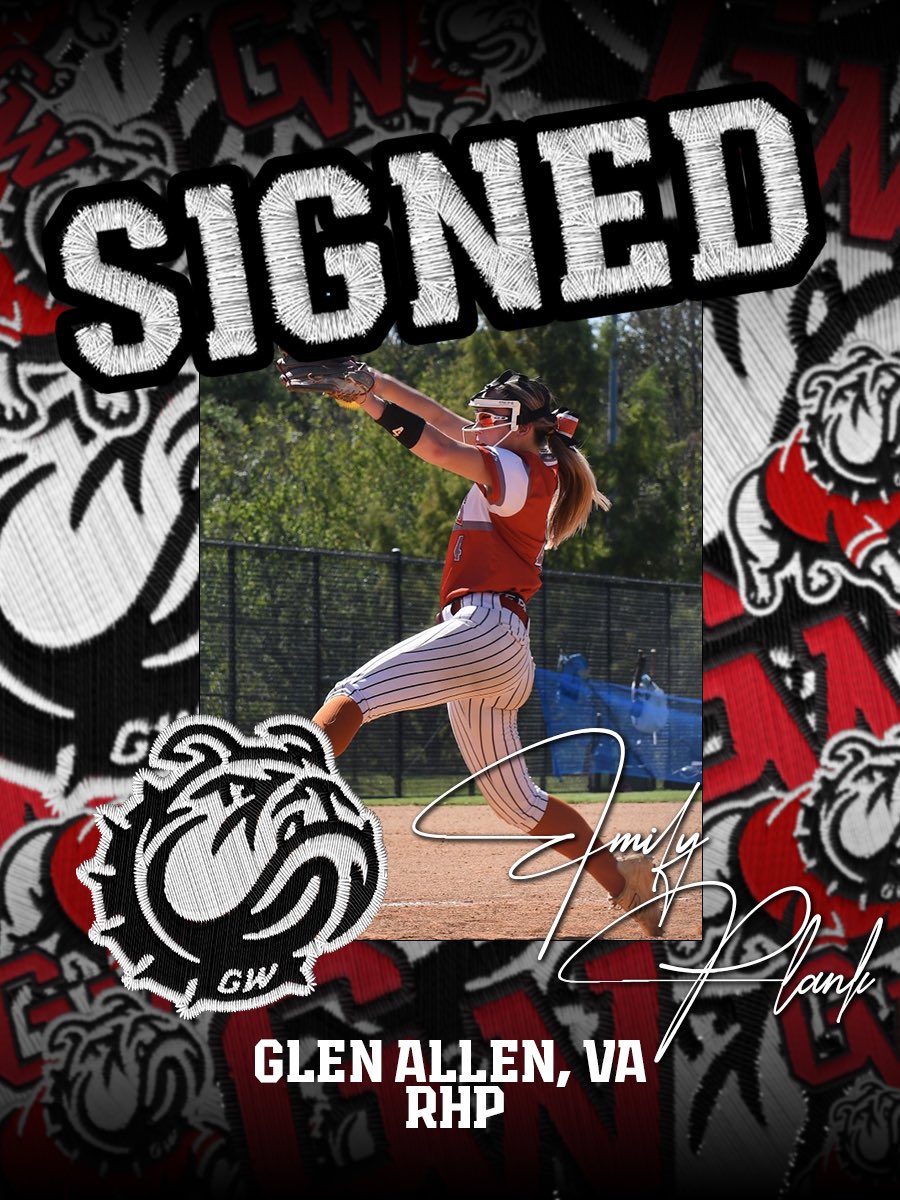 GWUSoftball's tweet image. Added another one to the family 🐾❤️

Welcome home, Emily Plank! #SkoDawgs
#RunToWin