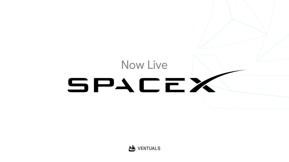 ventuals's tweet image. Trading pre-IPO companies is now a reality.

Ventuals mainnet alpha is live.

You can now trade SpaceX, our first pre-IPO market, on Hyperliquid.

Start trading: