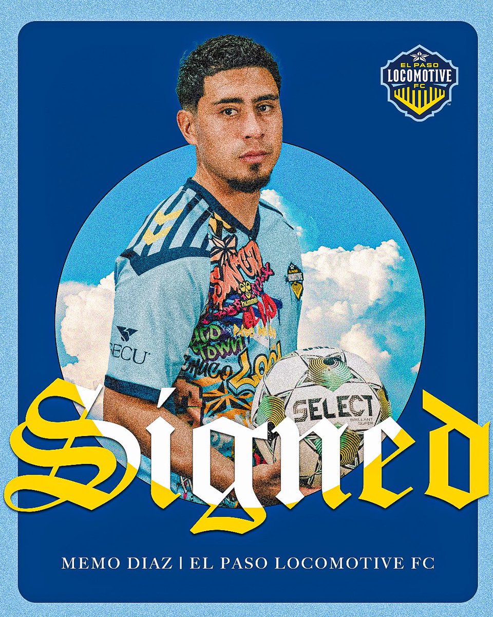 path2prosoccer's tweet photo. Happy to announce that Memo Diaz is signed with @eplocomotivefc for the 2026 USL Championship season. https://t.co/7dhx2gQSSj