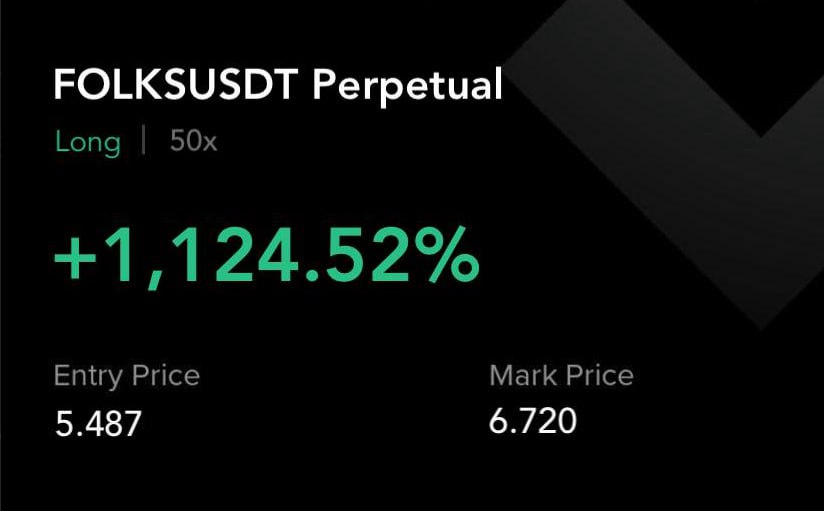 MoonBaseFx_cryp's tweet image. $FOLKS
TP3: 6.5 ✅

.All my 1000x gems drop first in Telegram 💰👇
t.me/+Ty9QyKDIdQ0wM…

#Крипто #криптовалюта #criptovaluta #criptomoneda #kripto #1000xCalls #CryptoCommunity #AltcoinGems #BullMarket