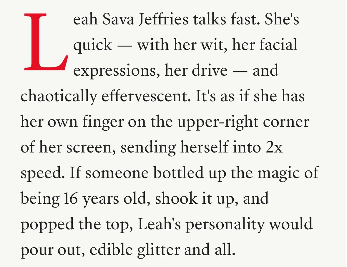 this description of leah is so cute