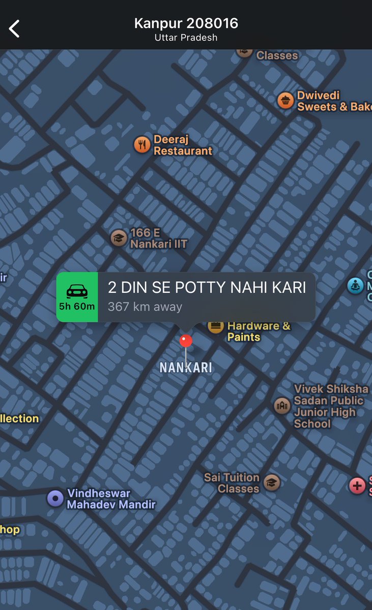 who is up for a 6 hr long drive to “2 din se potty nahi kari” jaldi batao