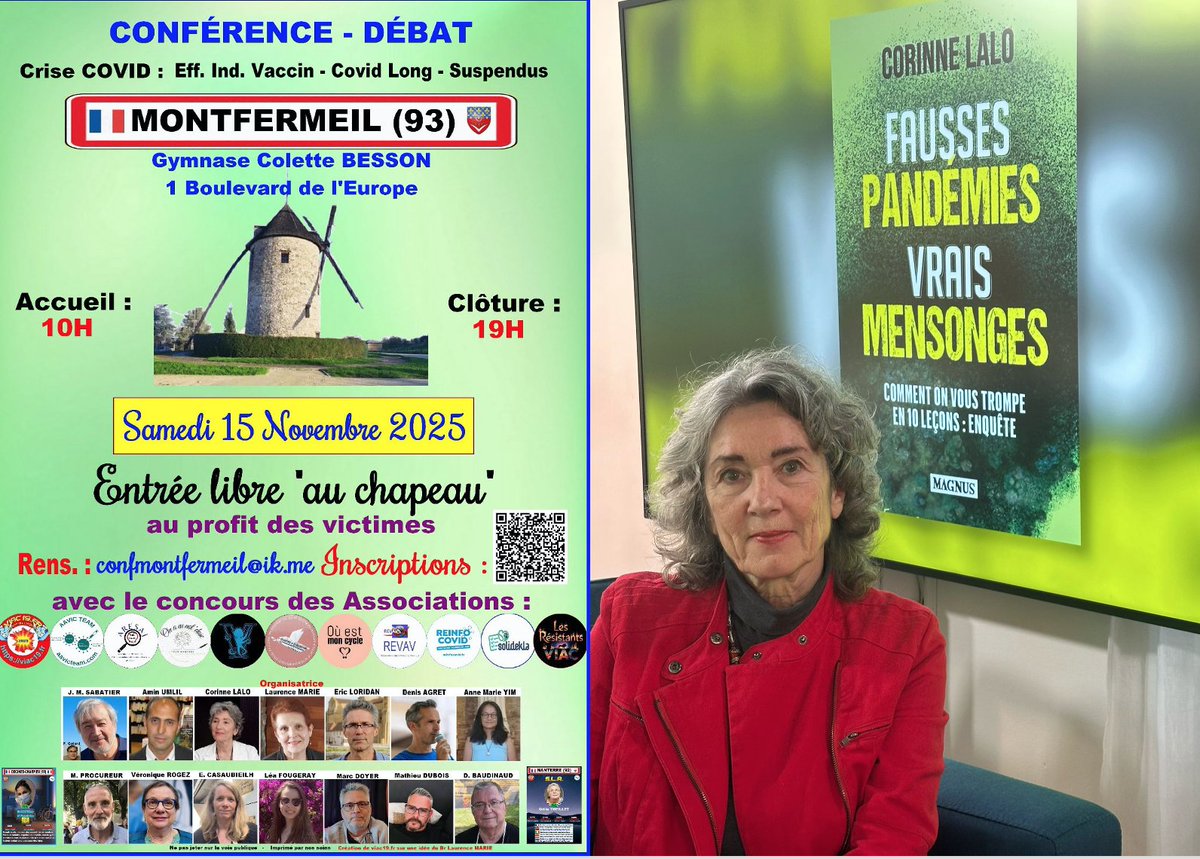 ATTENTION, la grande journée de conférences et de débats de Montfermeil commence bien à 10h samedi avec l'intervention de Jean-Marc Sabatier qui promet d'être passionnante.