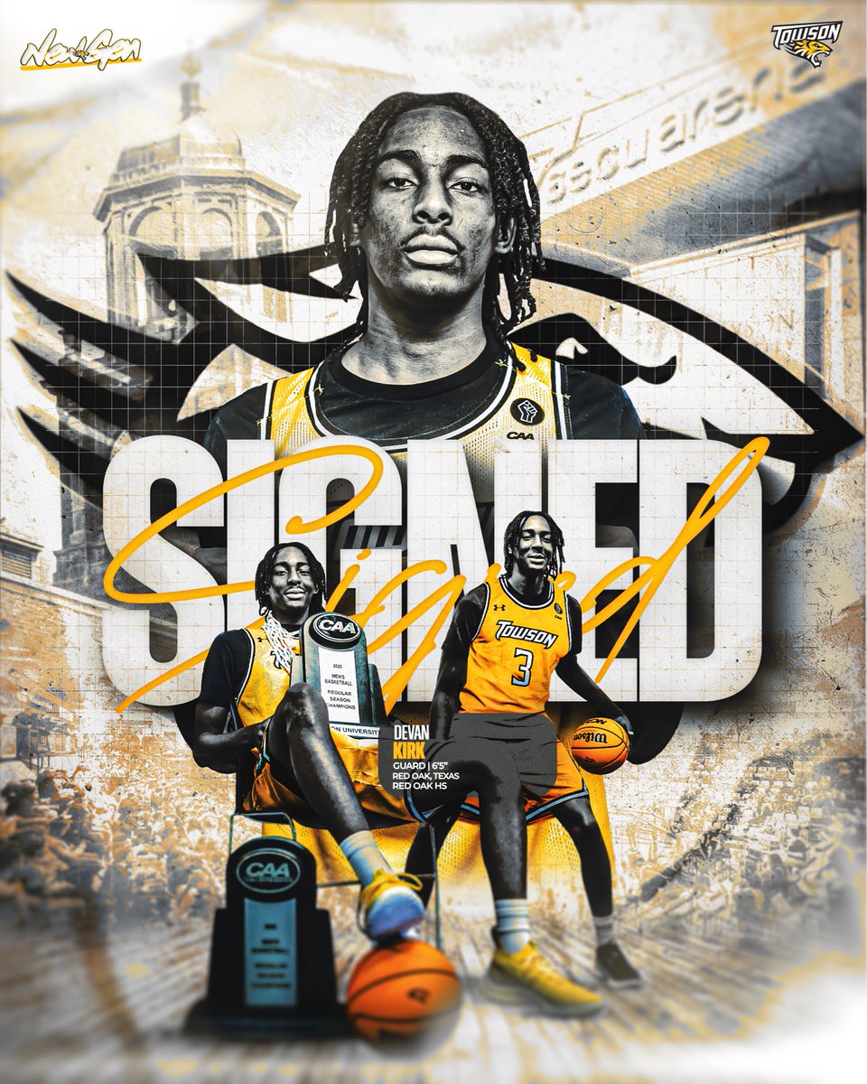 Welcome to Towson Devan ✍️
#GohTigers | #NewGen