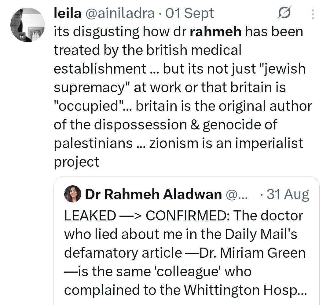doctor_rahmeh's tweet image. Let me be perfectly clear: The coordinated attacks I&apos;ve faced over the past few days have nothing to do with political spectrum debates.

I now understand they have a single, simple source: my use of the term jewish supremacy. This is not a new discussion. I&apos;ve since discovered…