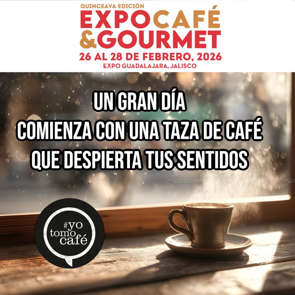 En Expo Café &amp; Gourmet 2026 descubrirás el café que cambiará tus mañanas ☕💫

#AmorPorElCafé #ExpoCafé #CaféMexicano #CulturaGourmet #YoTomoCafé #ExpoCaféYGourmet