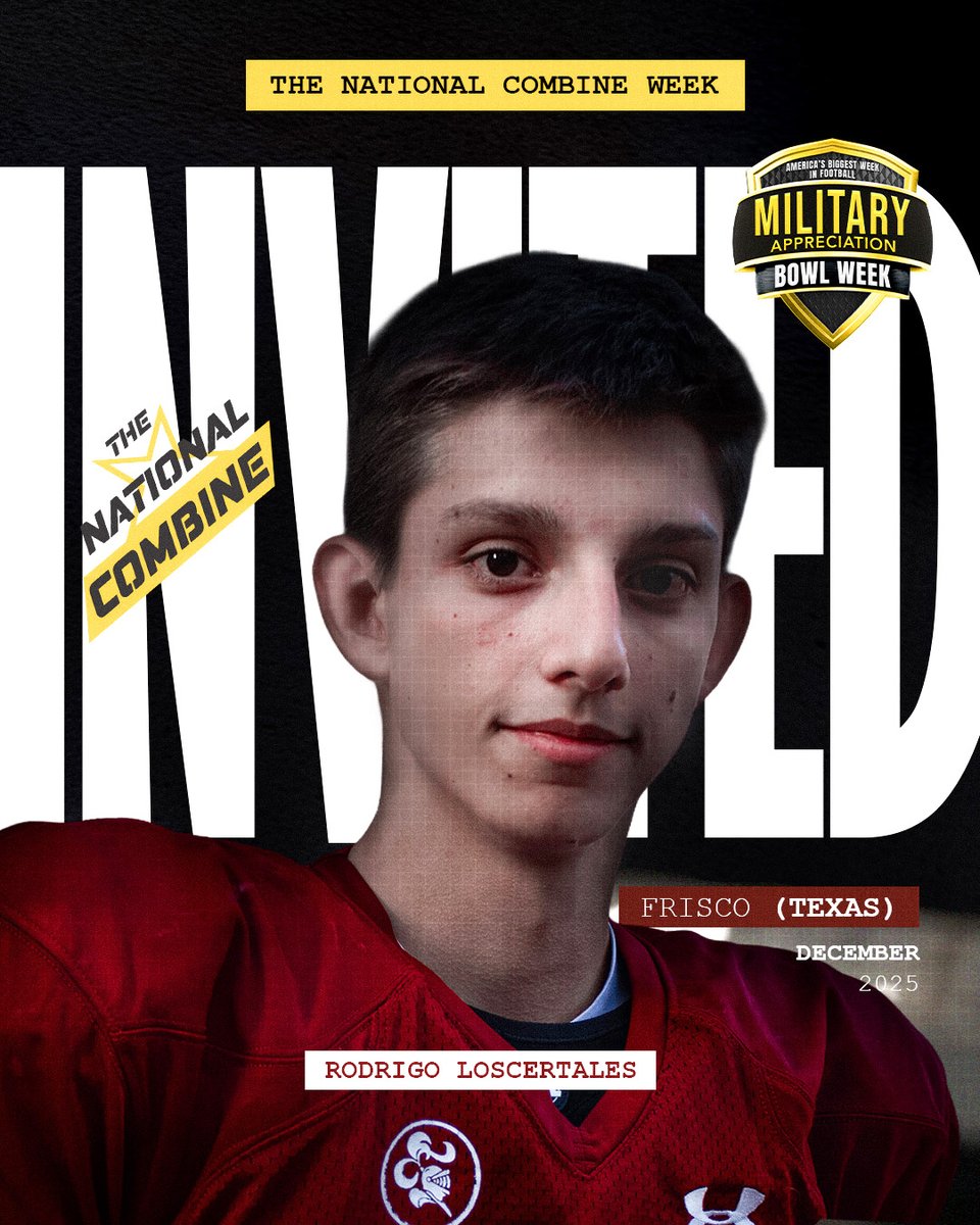 💣💣💣

Nuestros deportistas Iván Escudero y Rodrigo Loscertales han recibido invitaciones de la organización para la National Combine de la @usmilbowl en Frisco (Texas)

Rodrigo e Ivi tendrán la oportunidad de demostrar su talento ante scouts de programas universitarios de NCAA