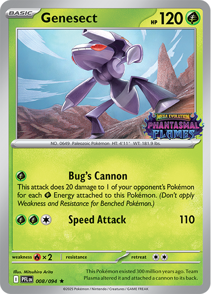 Tomorrow is release day for Phantasmal Flames! Here's some info on the store promos. ⬇️

If you spend $15 or more on Pokemon TCG products at select retailers, you can receive a cosmos holo foil promo card with a special stamp. 

Suicune promo:
GameStop (US)
EB Games (Canada)