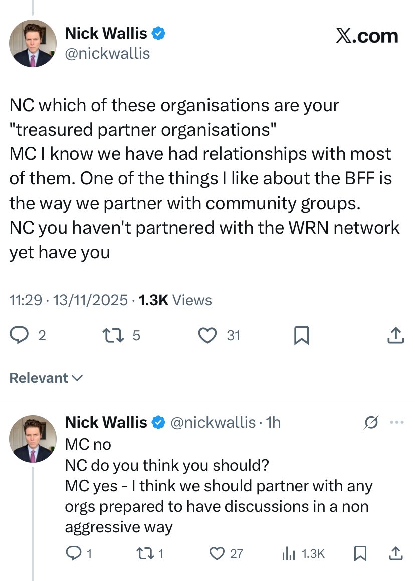 WomensRightsNet's tweet image. We can confirm that, despite @BelfastFilmFes1 claims of partnering with community groups, they have never made any effort to engage with us or with @ni_wrn.

We are of course ready to hear from them (checks inbox).