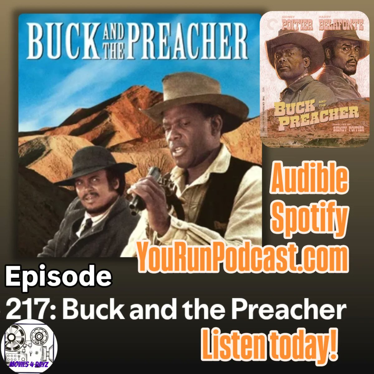 ICYMI Thursday is riding off into the sunset thinkin about Ruby Dee &amp; all the strength, tenderness, and beauty she brought to this role. She gives a gorgeous speech in this film about the sickness at the heart of America.
New episode tomorrow! open.spotify.com/episode/37wlKD…