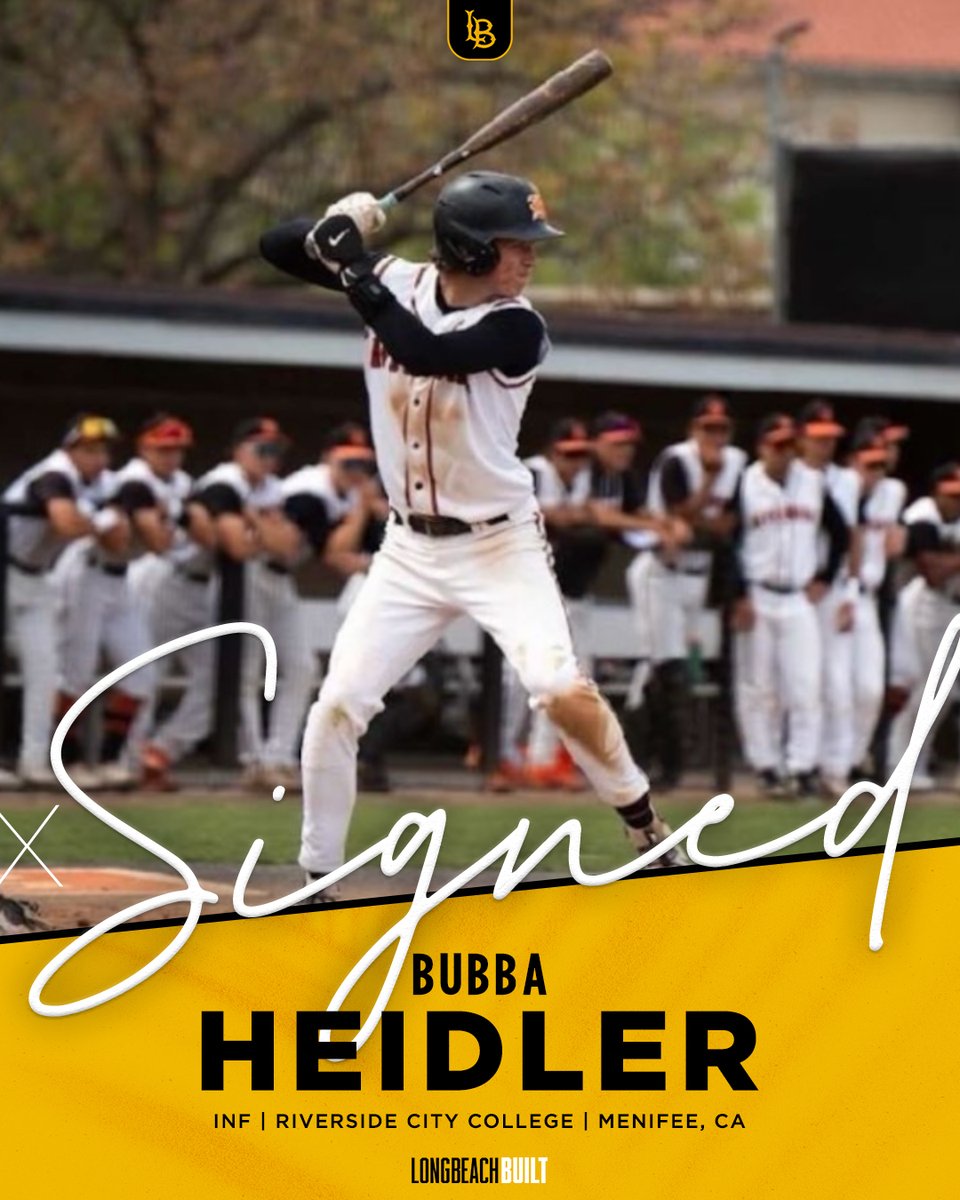 LBDirtbags's tweet photo. Welcome to the Beach Bubba Heidler ✍️
 
#GoDirtbags | #LongBeachBuilt https://t.co/PR7pbvdkij