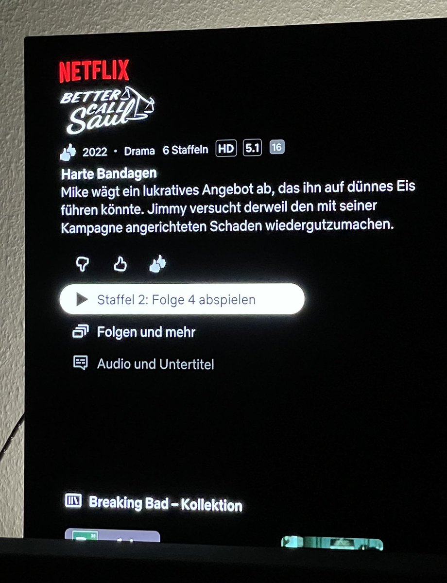 Der Better Call Saul Rewatch läuft. Und was soll sagen: Es macht wieder so viel Spaß Jimmy bei seinem auf und ab zuzusehen 😁👍🏻