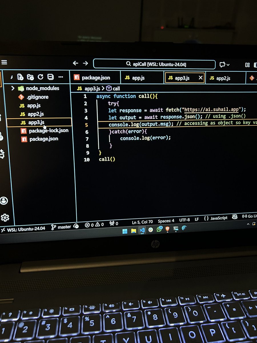 syedibrahimx8's tweet image. Day 19/100
Learning full stack development 

API | HTTP methods and status code
Axios package
OS package
Fetch()
.env

@merajismeraj 
@SadiyaSabera 
@0xsuhailroushan 
@codeforindia_ 

#100DayChallenge #javascript