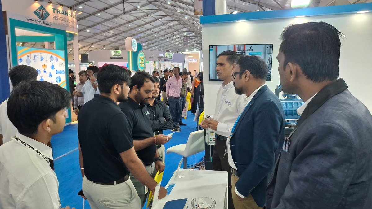 Economyprocess's tweet image. Day 2 at #DahejIndustrialExpo 2025!

Exciting interactions, innovative tech, and impactful discussions on Vacuum &amp;amp; Process Solutions.
Visit Stall A53 – Near Atali, Dahej GIDC, Gujarat.
📅 Nov 12–14

#ECOPROCESS #VacuumTechnology #DahejExpo2025 #EngineeringExcellence