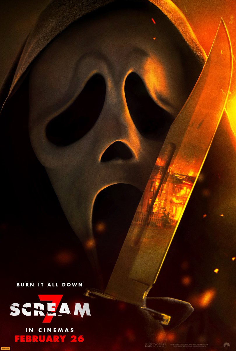 This Scream 7 poster is great 👍. But it does not look like a poster that should be your DVD cover, but rather your back DVD cover. The front side should include Sidney and the cast with Ghostface right behind them, piticularly Sidney. I hope it happens.