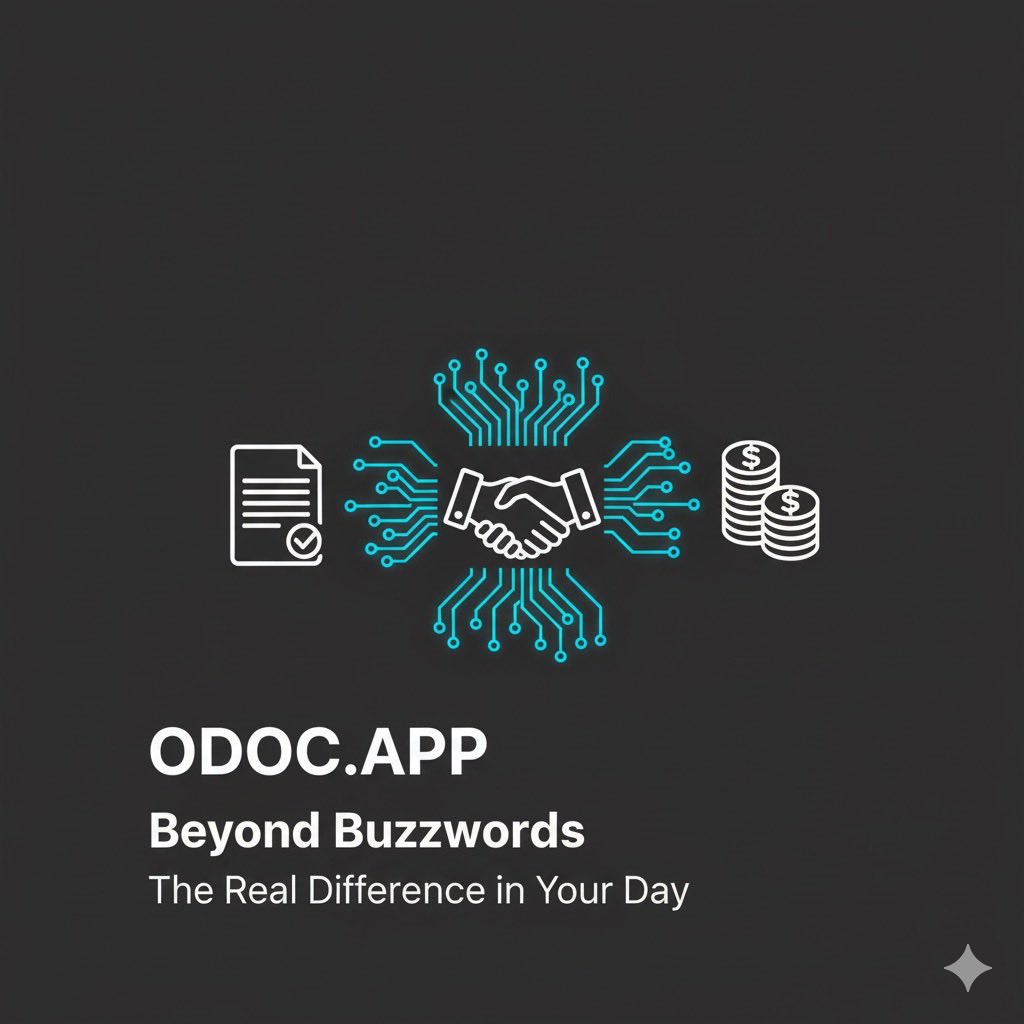 odoc_ic's tweet image. Beyond the Buzzwords: The Real Difference in Your Day
Ever felt like your workday is less about progress and more about a digital scavenger hunt? You push a project forward, only to realize the &quot;next step&quot; is a totally separate app, another login, or a manual chase for payment.…