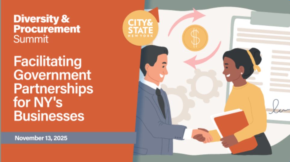 The senior team of <a href="/EmpireStateDev/">Empire State Development</a>, <a href="/jasonmylesclark/">Jason Myles Clark</a> &amp; Earl Thomason, are speaking &amp; sharing ESD resources at <a href="/CityAndStateNY/">City & State NY</a>’s Diversity &amp; Procurement Summit. Here until 3pm today. 

630Second
630 2nd Ave, Manhattan 

#MWBE