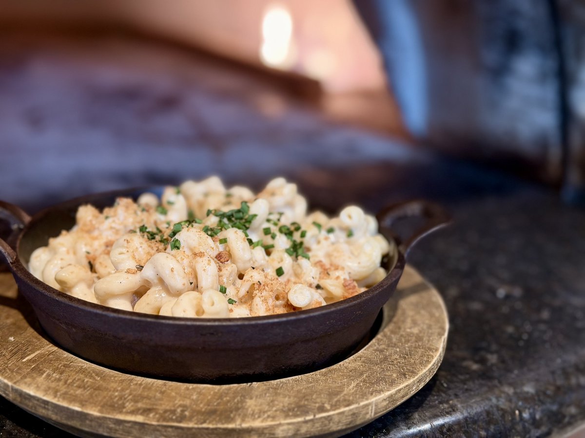 The Mac is back...with new twists! Melt into a bowl of Cavatappi Pasta, Aged #Tillamook Cheddar, Parmesan &amp; Herbed Breadcrumbs.

Take the experience to a new level with Cold Water Lobster, Braised Pork Belly, or Candied Jalapeños.

Reservations at dancin.com 🧀