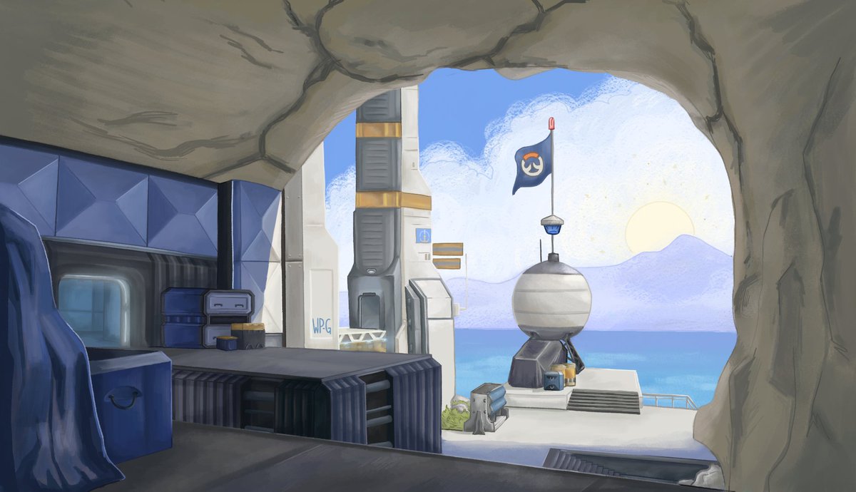 _XingRow_'s tweet image. I finished it finally!! Watchpoint Gibraltar my beloved 💙💛
#overwatchart