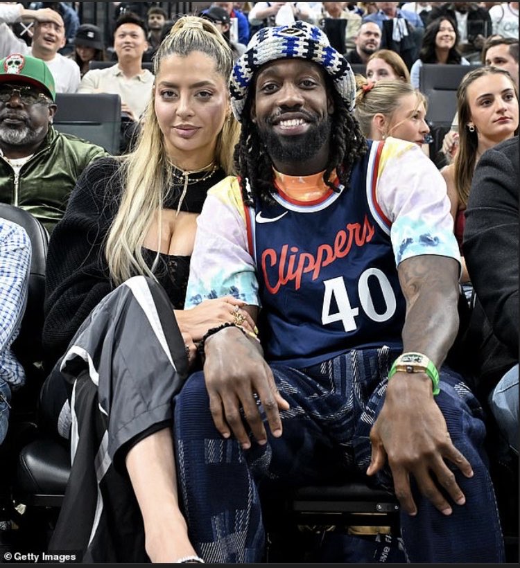 YearEightyThree's tweet image. Patrick Beverly &amp;amp; his mid white fiancé.