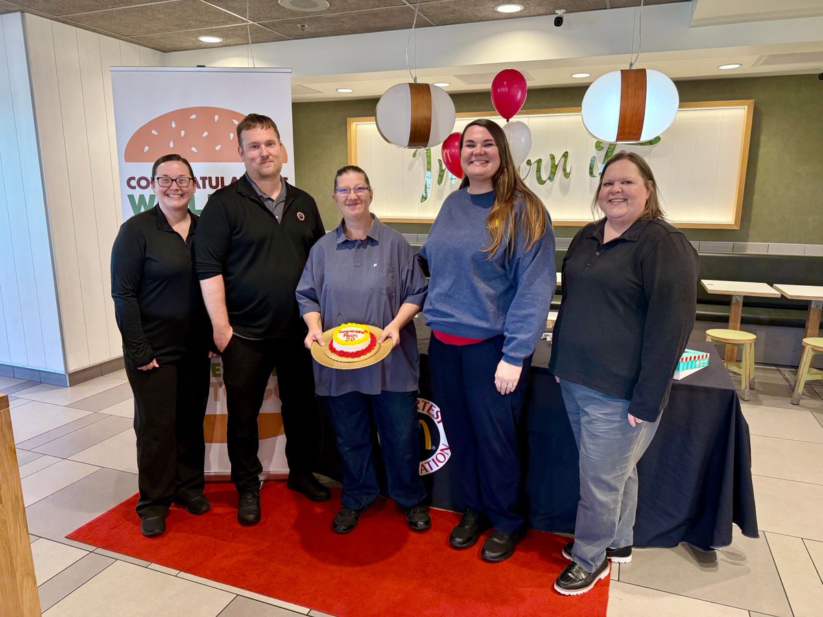 Celebrating two decades and still going strong for Fawn in Menomonie! We appreciate your dedication and hard work! #mcfamily