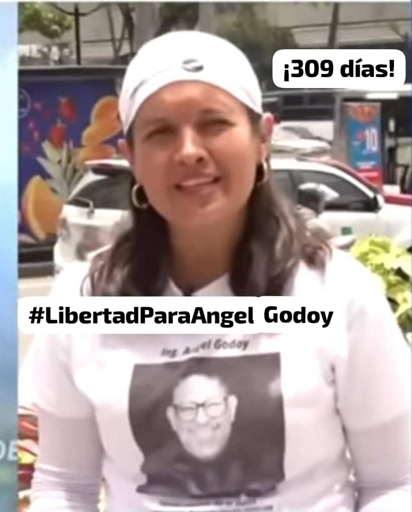 ¡309 días!
Detención Arbitraria de mi esposo Angel Godoy.

Luego de 30 días del traslado a Yare,  finalmente autorizaron la visita. 
Ayer pude verte y lo importante es que te encuentras bien.

Sigo en mi exigencia por el respeto al debido proceso  y la libertad inmediata.
#13Nov