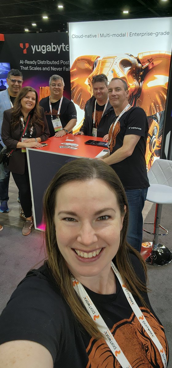 Had a great time with this crew at #KubeCon! Wrapping up from an incredible week. 
<a href="/Yugabyte/">YugabyteDB</a>
