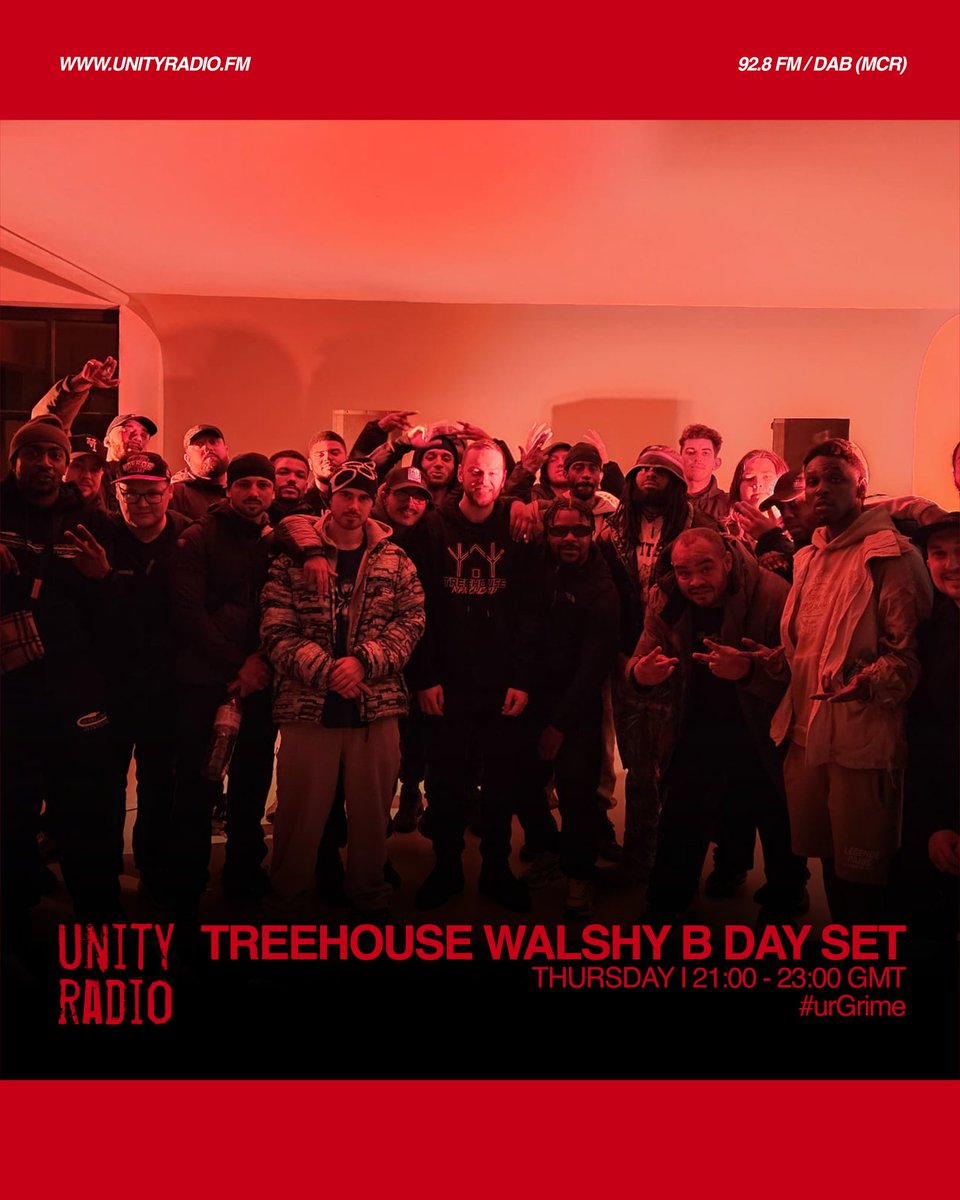 treehousewalshy's tweet image. #TreehouseTakeover is back tonight with an exclusive first listen of my birthday set 🏡🎉 We had a bag of mcs on this, it isn&apos;t one to be missed! 

@UNITYRADIOFM 9-11PM 📡

News &amp;amp; exclus;
@BigFris
@p1caps
@R3EPA 
@Kayricouk
@RGG_Tech 
@Niftyyyyyyy 
@StretchDCM 
@28Luchispaceage