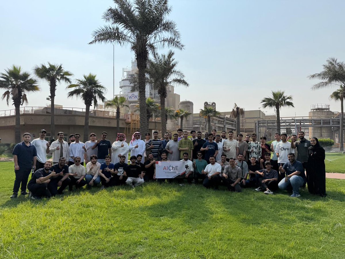 AIChE-KFU tweet media