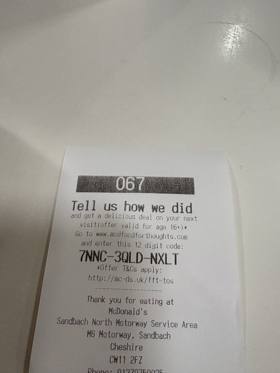martin8haffner's tweet image. When your daughter is proud of getting this order number from @McDonaldsUK 🤣🤣🤣🤣