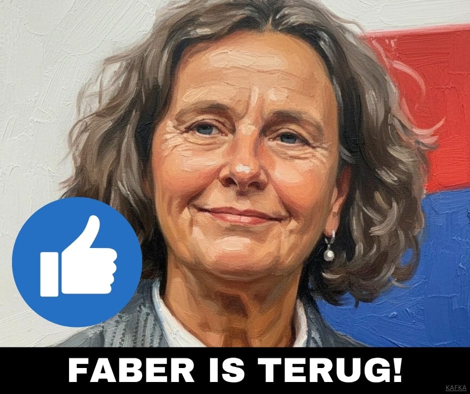 De schrik van links: Faber is ook terug als Kamerlid! 

Doe een ❤️ &amp; RT als je dat GEWELDIG vindt!