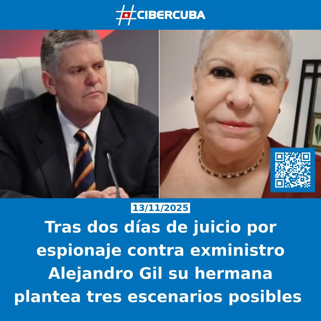 Tras dos días de juicio por espionaje contra exministro Alejandro Gil su hermana plantea tres escenarios posibles 

Leer más: shrlnk.org/noticias/2025-…