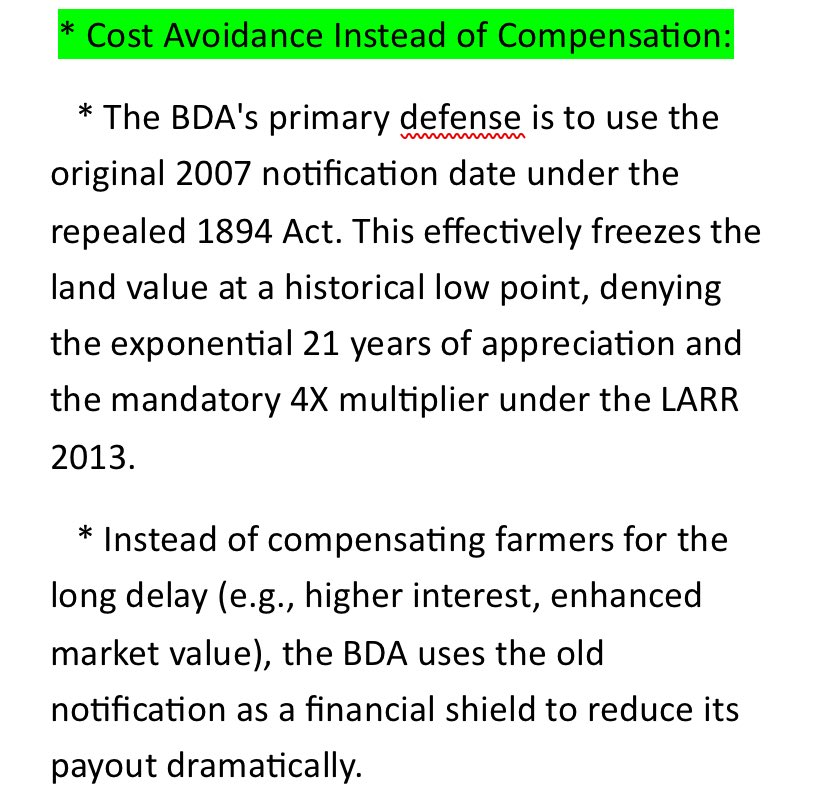 jagadishreddyx's tweet photo. 21 YEARS OF BETRAYAL. NO MORE! 😡
BDA weaponizes delay (1894 Act) to deny LARR 2013's 4X compensation. While 700 cases stall, they target profit! This is legal persecution, not justice. We reject the scam!
#PRRInjustice #FarmersFightBack #BDAFraud https://t.co/GV3aTI2aYd