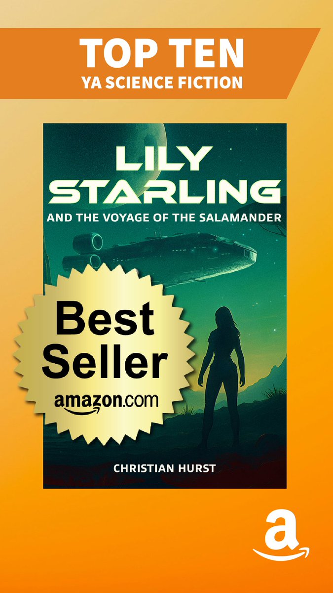 Voyage of the Salamander hit Top Ten in YA Sci-Fi.
It’s been a year of steady growth — and Lily is just getting started.