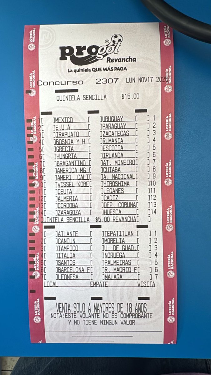 JCarlosCajero's tweet photo. Ya estoy armando mi parlay para el fin de semana con eso de que ya no habrá casinos https://t.co/JN0bPBHmDq