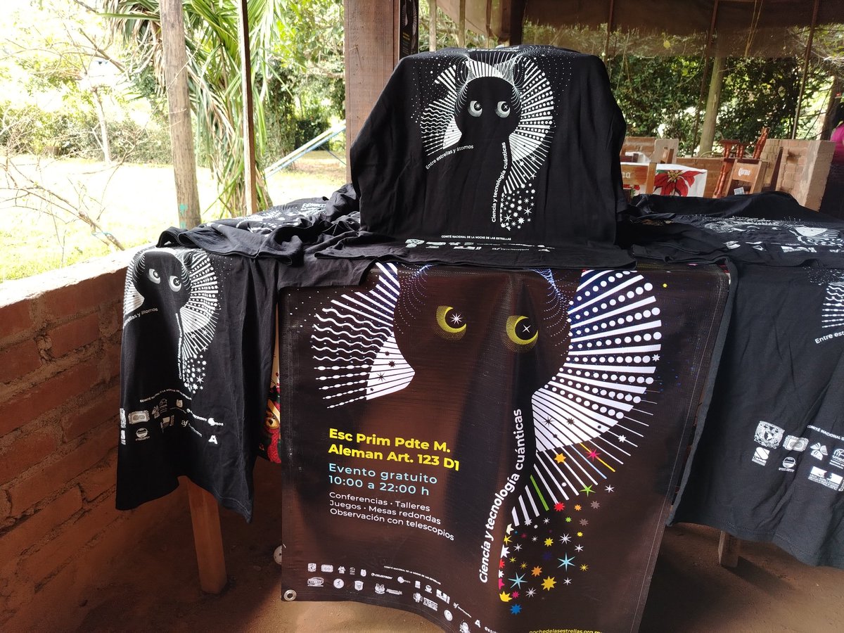 Gracias a Noche de las Estrellas y a nuestro patrocinador Celestron México por enviarnos estas magníficas playeras!!!!
Minatitlán se estira de "Noche de las Estrellas"

#celestron #NdE2025 #NdEMinatitlanVer #minatitlan  #astromina #sociedadastronomicademinatitlan #SAMin