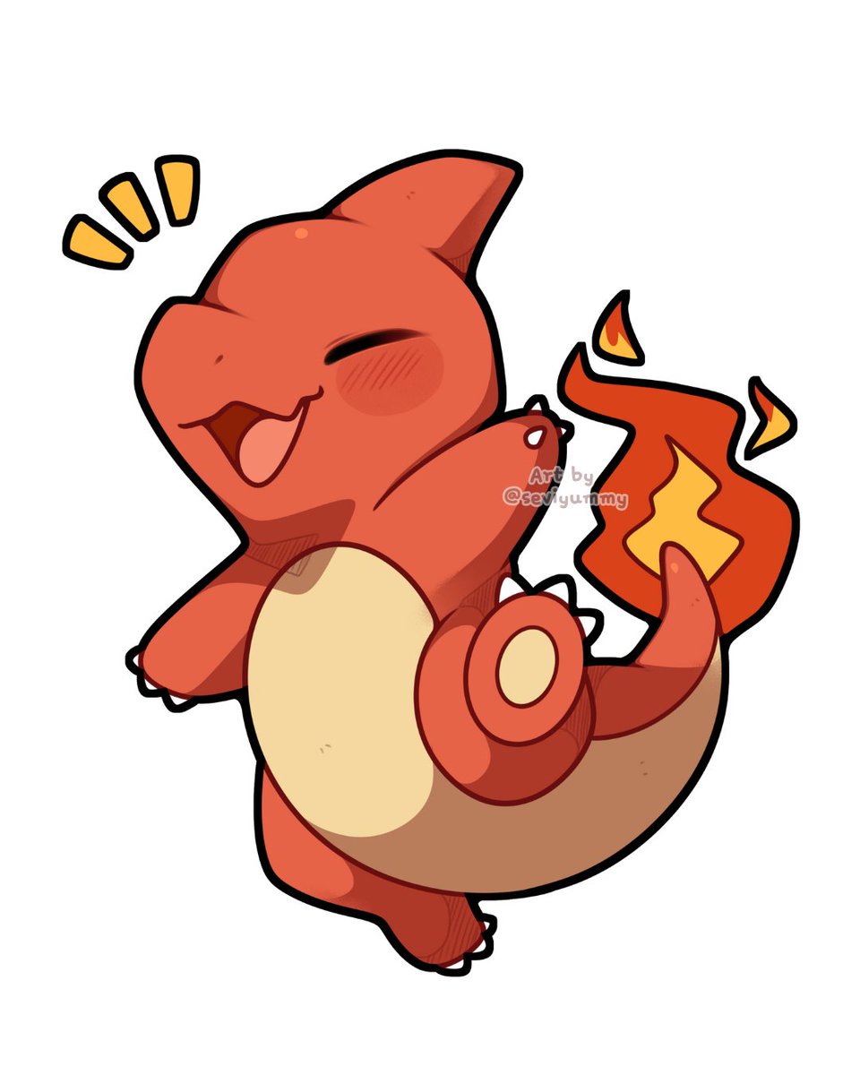 SeviYummy's tweet image. Charmeleon is happy ~