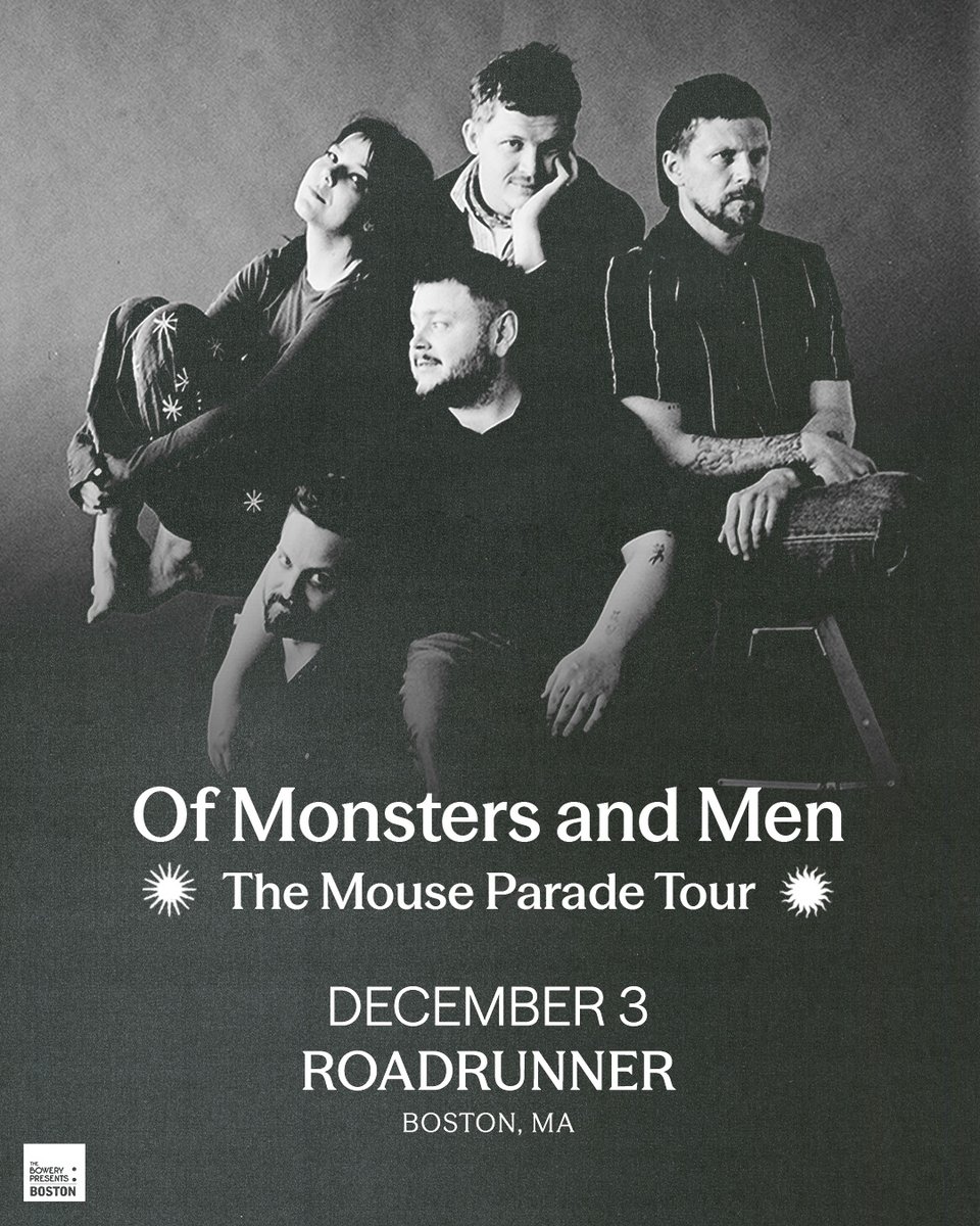 NEW DATE ANNOUNCED &amp; ON SALE NOW: @ofmonstersandmen take the stage on December 3 ✹ All tickets from the original date will be honored and additional tickets are available here → axs.com/events/1076271…