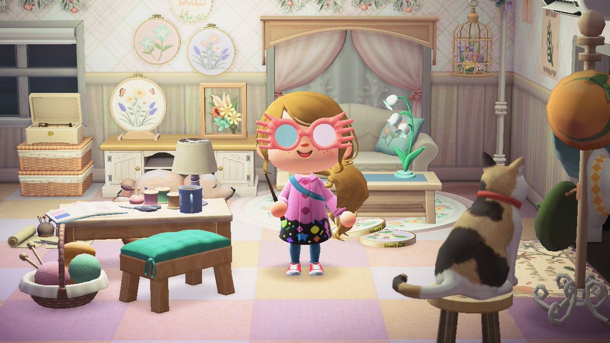 viewii's tweet image. Luna wants to say hello to everyone! 💙✨
.
#ACNH #AnimalCrossing #AnimalCrossingNewHorizons #acnhmods