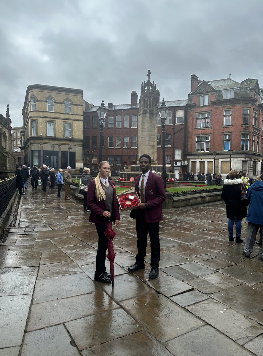On Tuesday our Head Boy and Head Girl representing the school at the Cenotaph on Remembrance Day. Our pupils commented on how nice it had been and recognised the importance of conflicts, past and present, being commemorated.