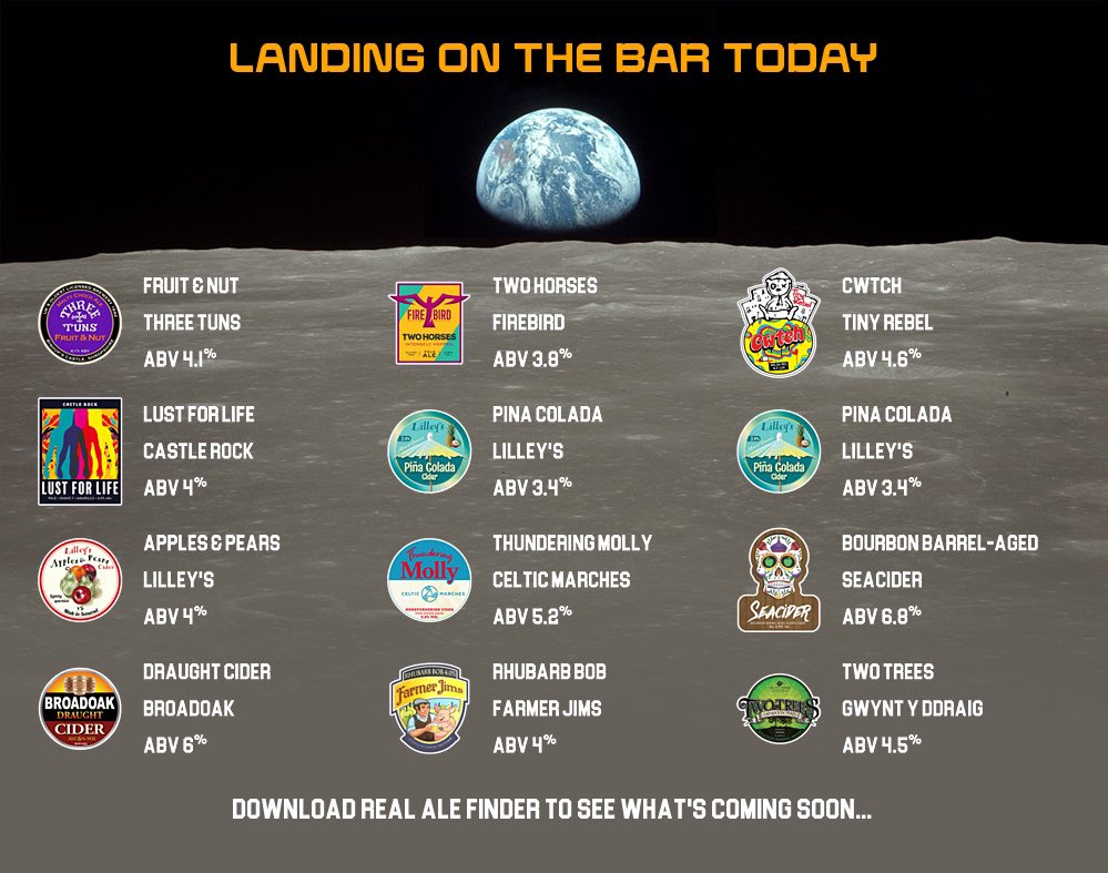 KMicropub's tweet photo. On the bar today!
Beer Board: https://t.co/htLajwTl39
@ThreeTunsBrewer @FirebirdBrewing @tinyrebelbrewco @CRBrewery @lilleyscider @CelticMarches @SeaCiderSussex @FetchTheDrinks #FarmerJimsCider @Gwyntyddraig 
#RealAleFinder https://t.co/eB2E7x4BDL