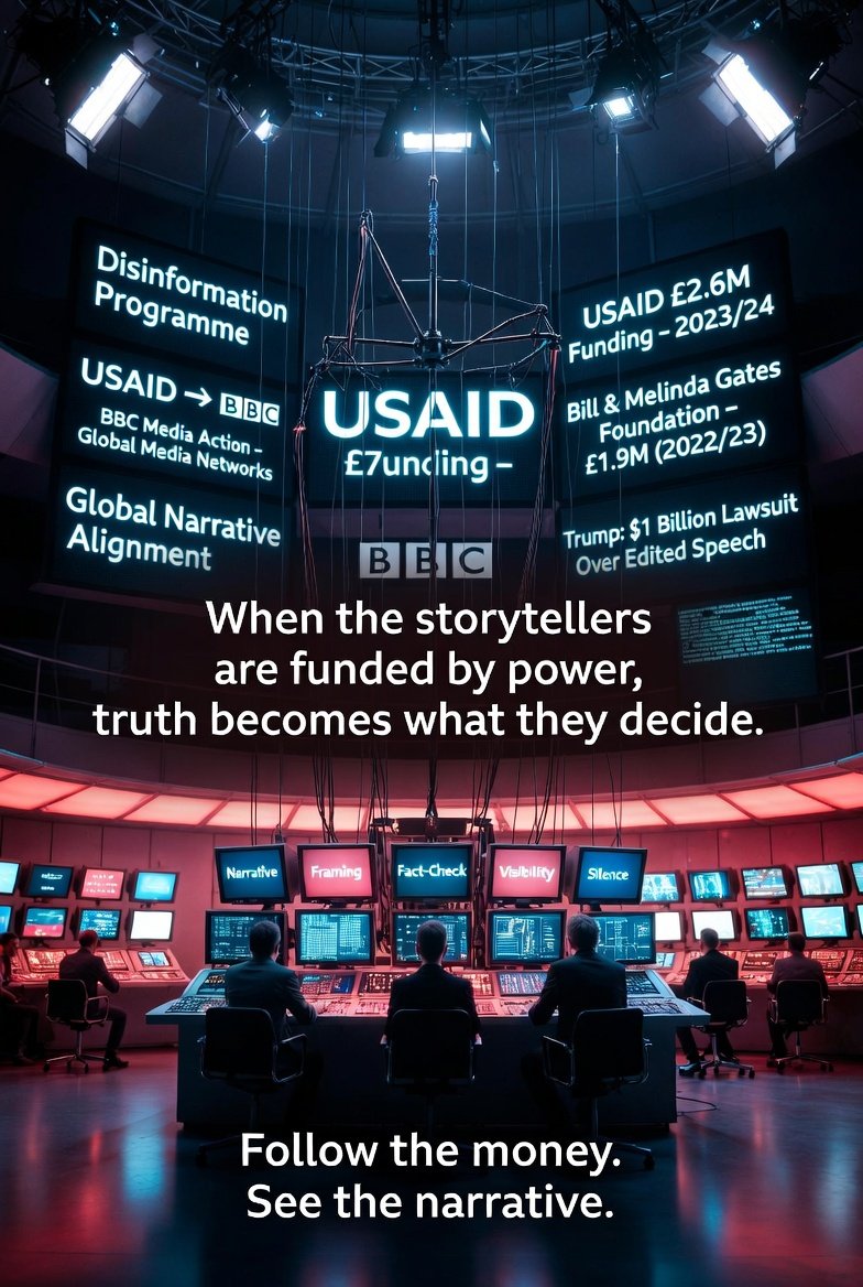 skbytes's tweet image. “When the media is funded by power, it stops reporting the truth and starts manufacturing it.”