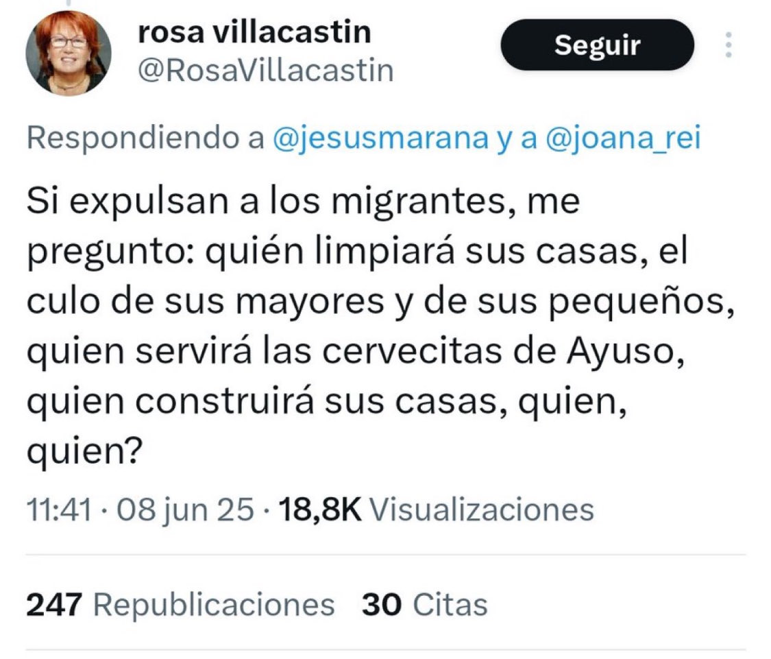 Los que critican a Ayuso:
Aquí os dejo a la creadora de la idea.
Progresista