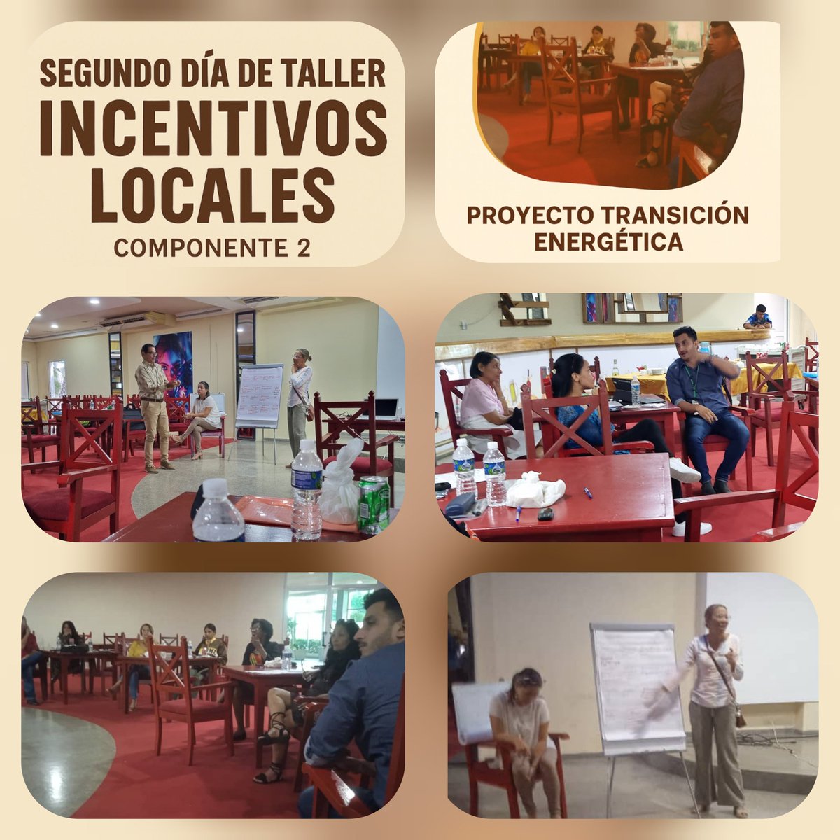 GambinoYordanka's tweet image. Segundo dia fortaleciendo los incentivos locales que hacen posible la transición energética. Cada paso juntos reafirma nuestro compromiso con un futuro sostenible, donde las comunidades son protagonistas y la energía limpia se convierte en motor de desarrollo.