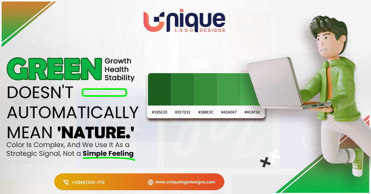 logo_unique's tweet photo. Green doesn’t always mean nature.
Colour is strategy not just emotion.
We use it to influence how customers think, feel, and act.
📞 +1 (866) 203-1712
🌐 https://t.co/96hAkhMeRc
#ColorTheory #BrandColor #StrategicDesign #VisualBranding https://t.co/sSomzUe4L0