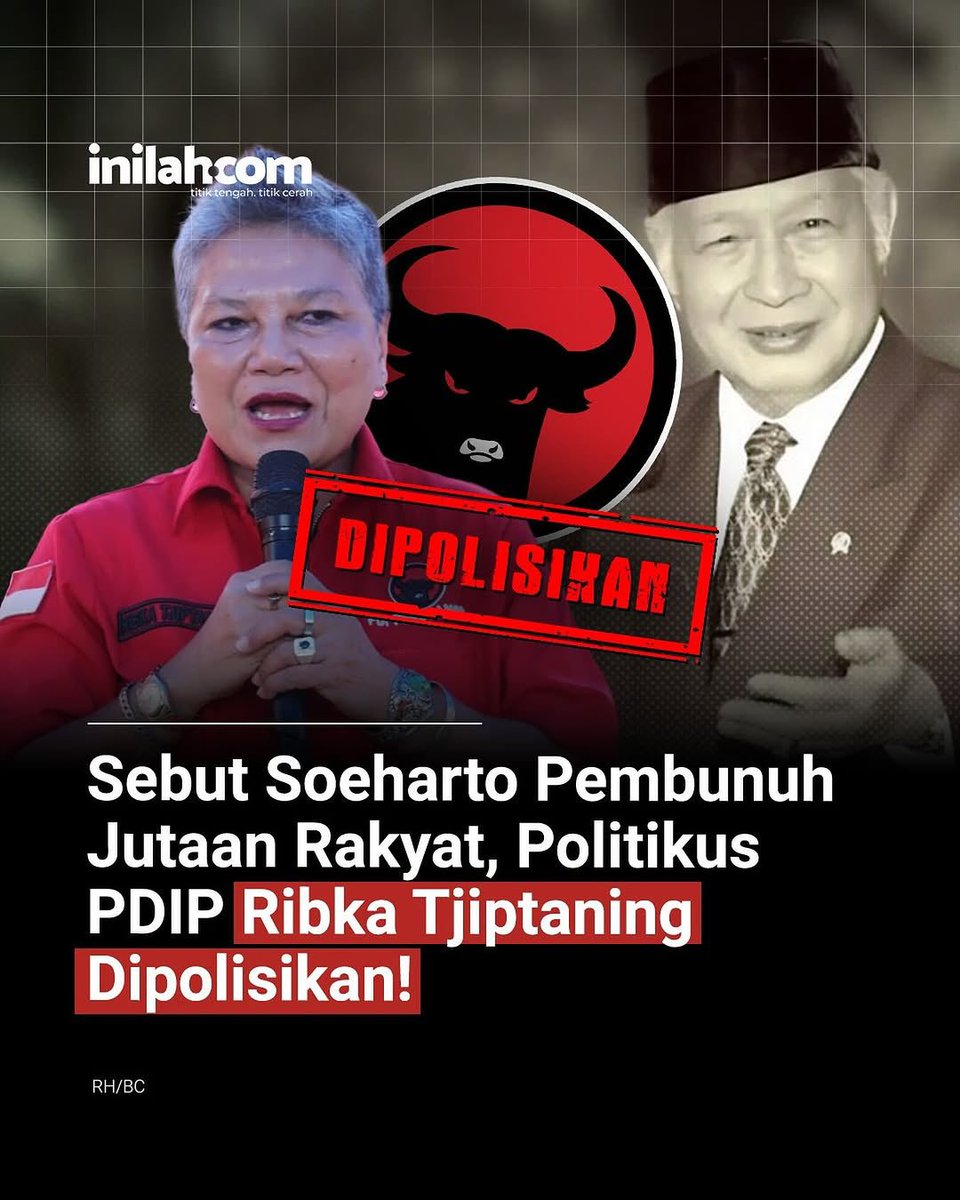 Segera proses hukum <a href="/DlVHUMASPOLRI/">DivHumas Mabes Polri</a> kami sebagai generasi bangsa Indonesia sangat terpukul atas fitnahRibka tjiptaning ini yang telah fitnah mantan presiden. 
Terima kasih