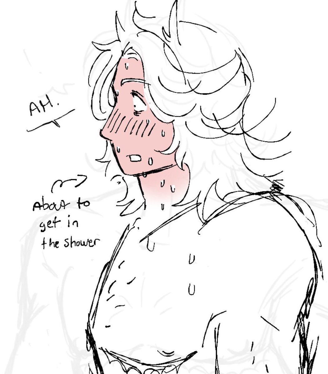 they have towels on  …wip