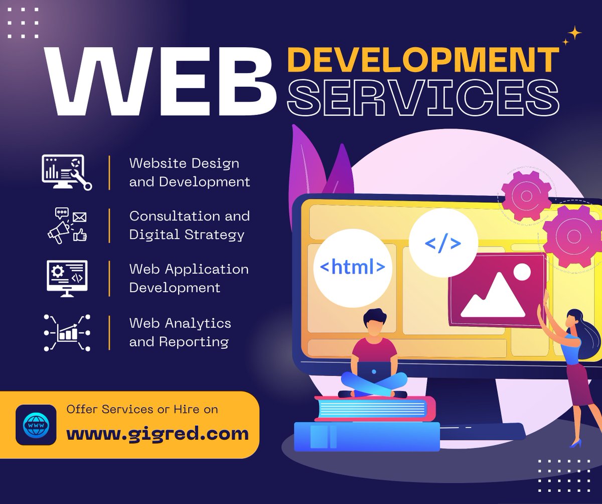 workwithgigred's tweet image. Build websites that work as hard as you do.
Hire skilled #WebDevelopers on Gigred to design, code &amp;amp; optimize your dream website — fast, affordable, and professional.

#WebDevelopment #WebsiteDesign #Freelancers #Gigred #EcommerceWebsite #DigitalSuccess